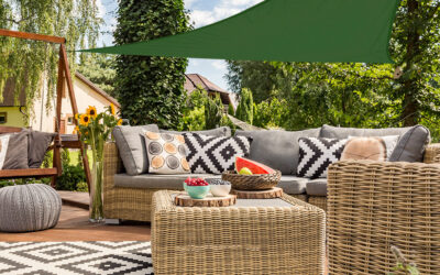 Ideas and decoration of sail awnings for your garden