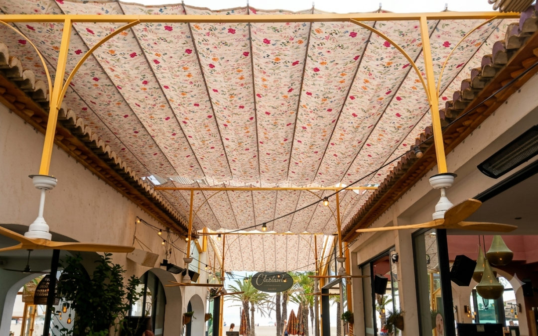 Toldos en Jávea: Proyecto de Palillería para el Restaurante Chabada en el Arenal