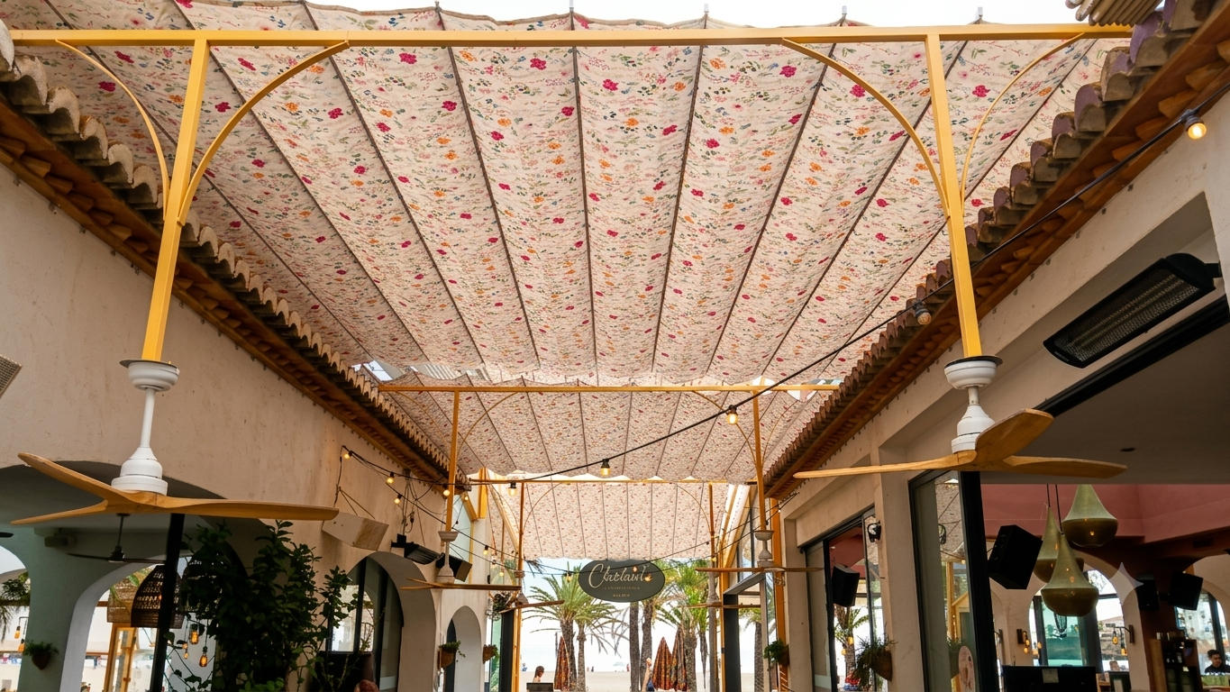 Toldos en Jávea: Proyecto de Palillería para el Restaurante Chabada en el Arenal